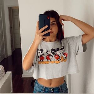 Original Mickey Mouse crop top